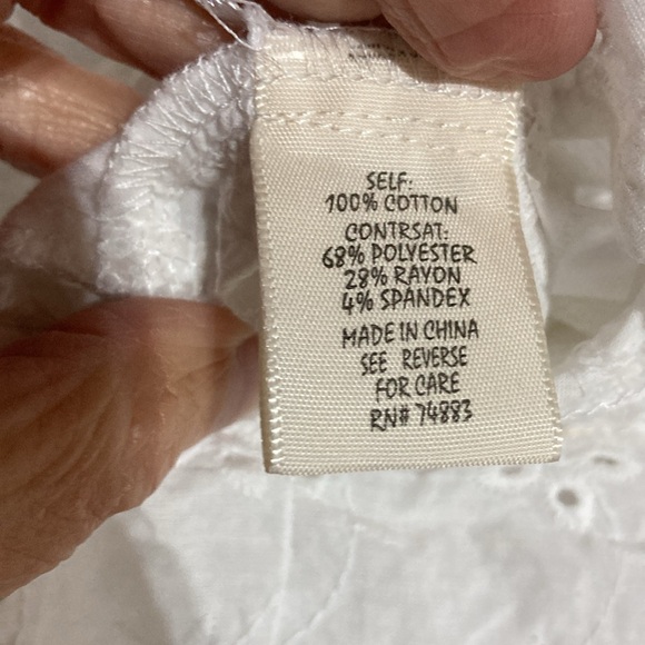 Eyelet Ruffled Tank Top - Picture 7 of 7